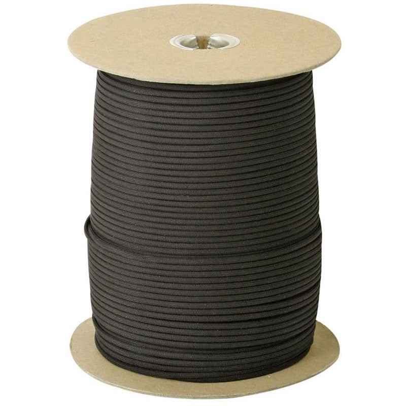 550 Paracord - Black sold by the metre