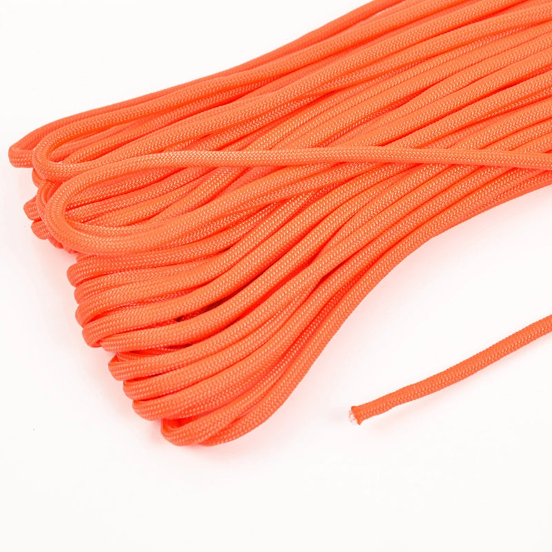 550 Paracord - Orange sold by the metre