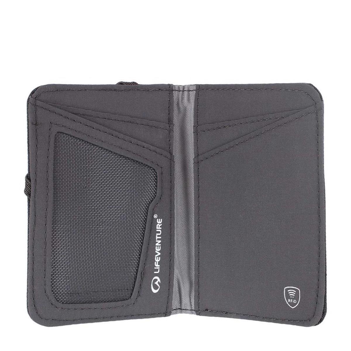 Lifeventure RFID Card Wallet Recycled Grey