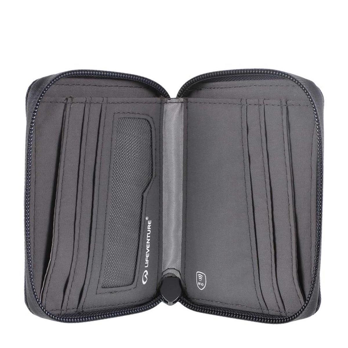 Lifeventure RFID Bi-Fold Wallet Recycled Grey