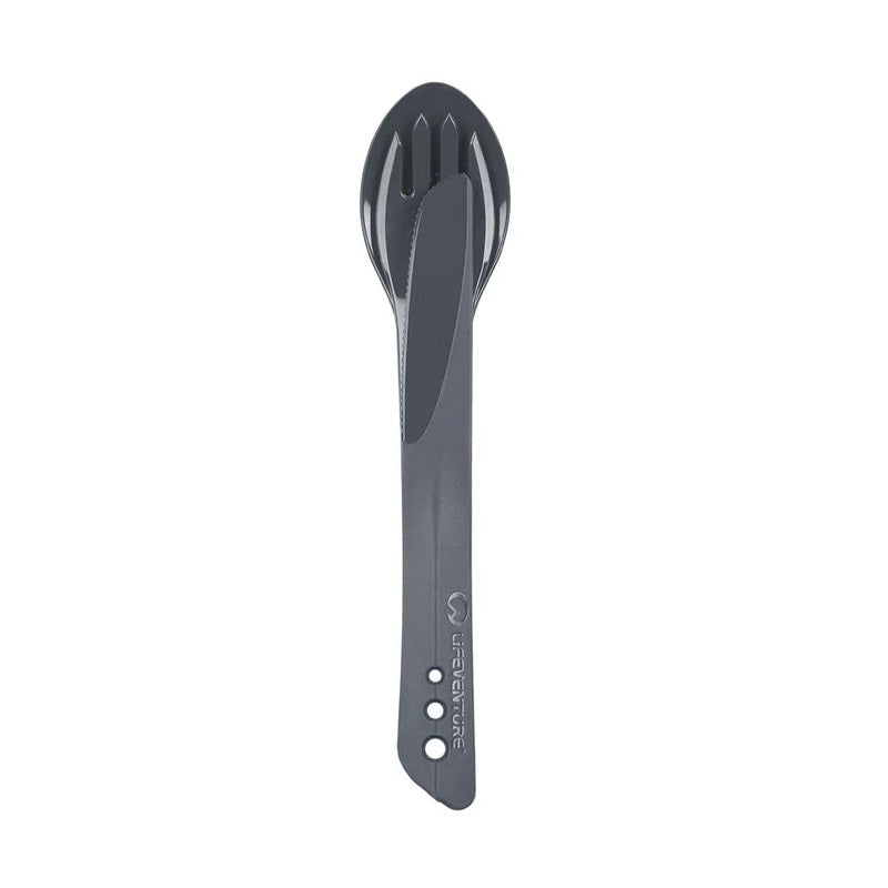 Lifeventure Ellipse Cutlery Set - Dark Grey