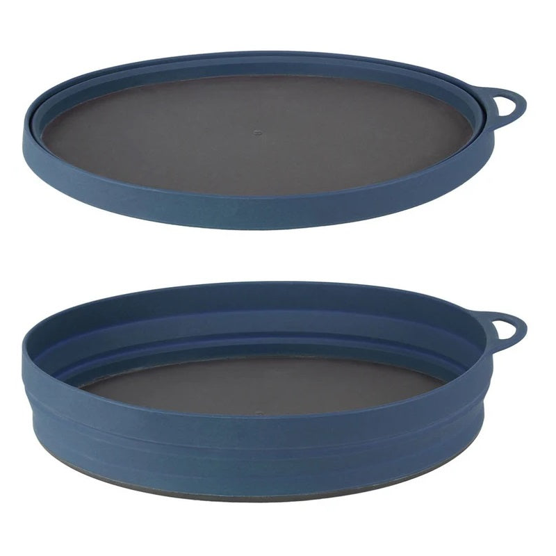 Lifeventure Ellipse Collapsible Plate - Navy