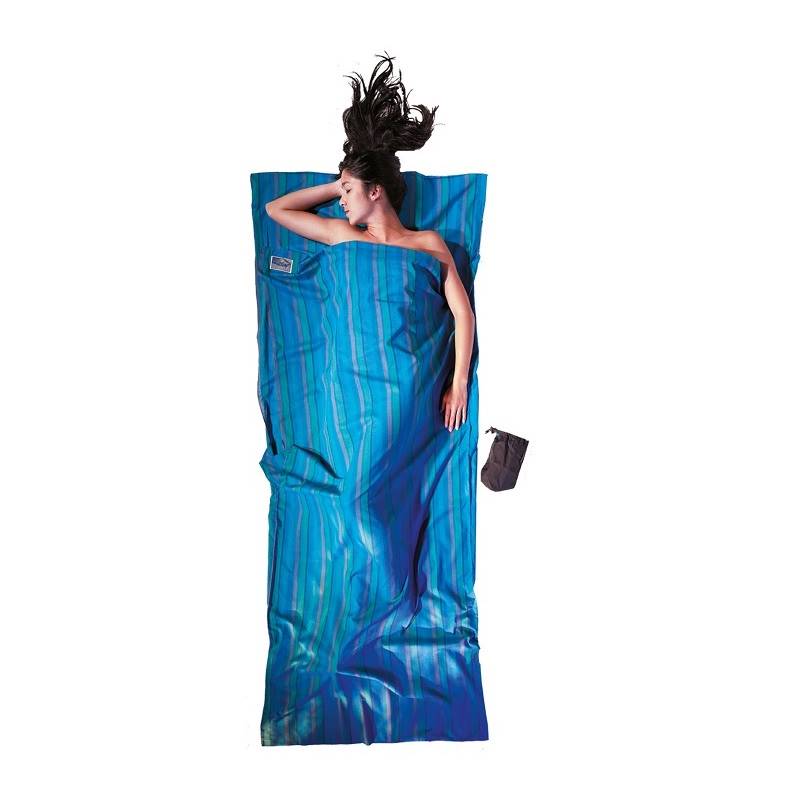 Cocoon 100% Cotton Travel Sheet Nile Blue