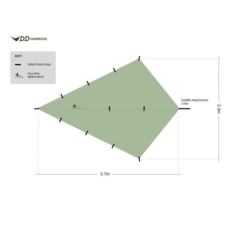 DD Hammocks Superlight Bikepacker Tarp