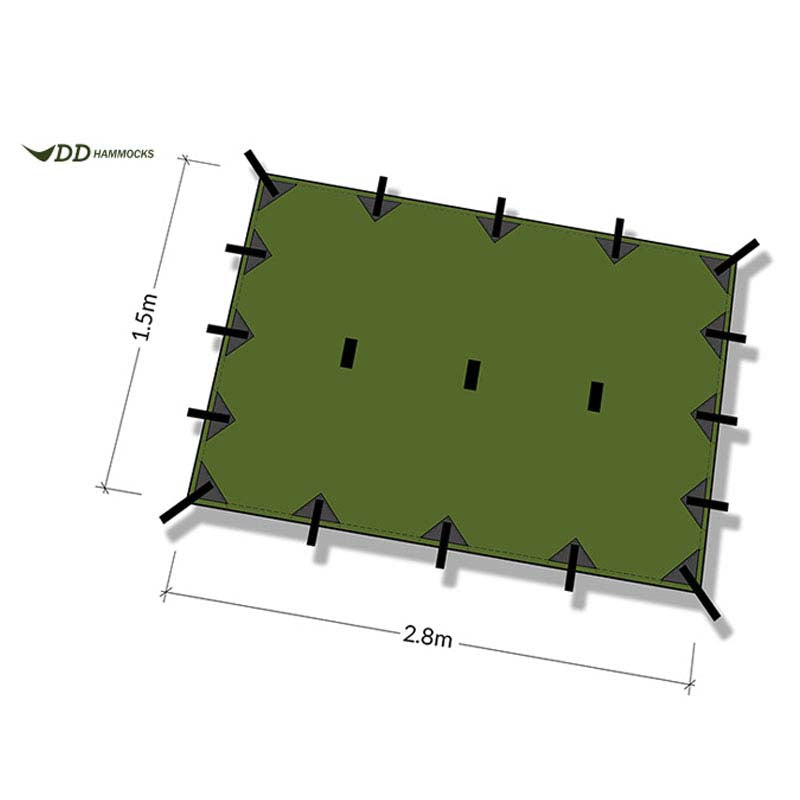 DD Hammocks Superlight Tarp Small