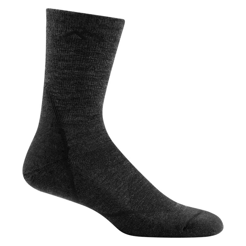 Darn Tough Mens Light Hiker Micro Crew Lightweight With Cushion Black 1972