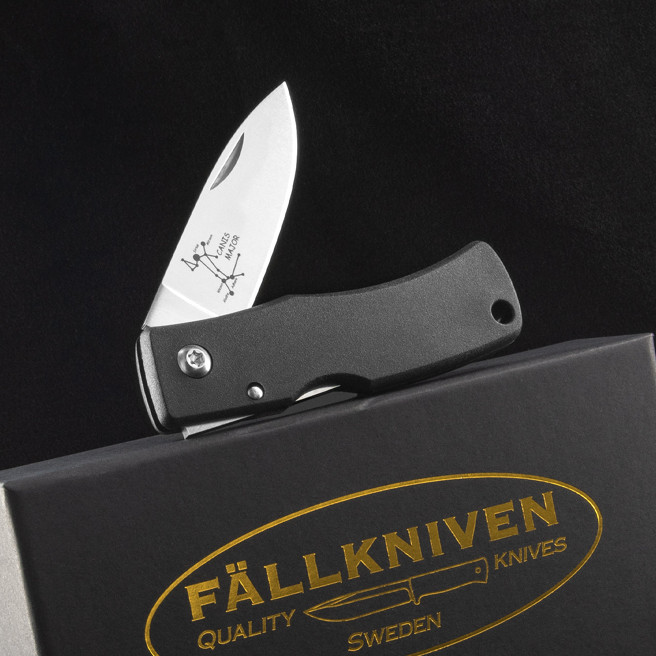 Fallkniven U2 Elmax Folding Knife - Canis Major Constellation Edition