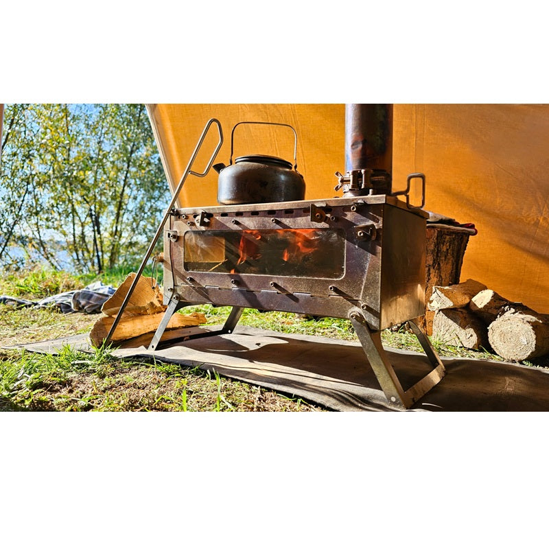 Bushmen Fastfold camping stove Large 2 Window