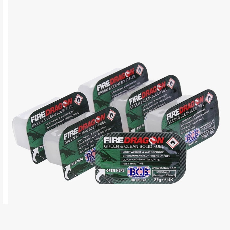 FireDragon Solid Fuel Blocks 27G 6 Pack