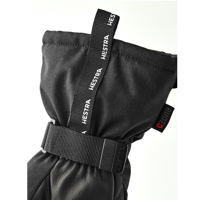 Hestra CZone Mountain - 5 finger Black