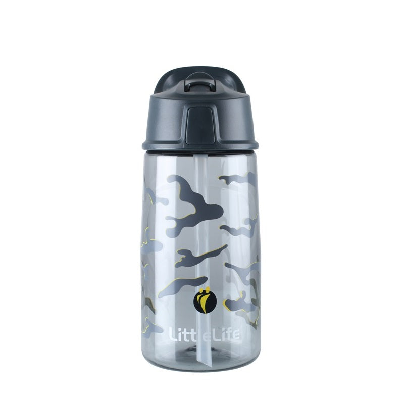 Littlelife Water Bottle Camo 550ml