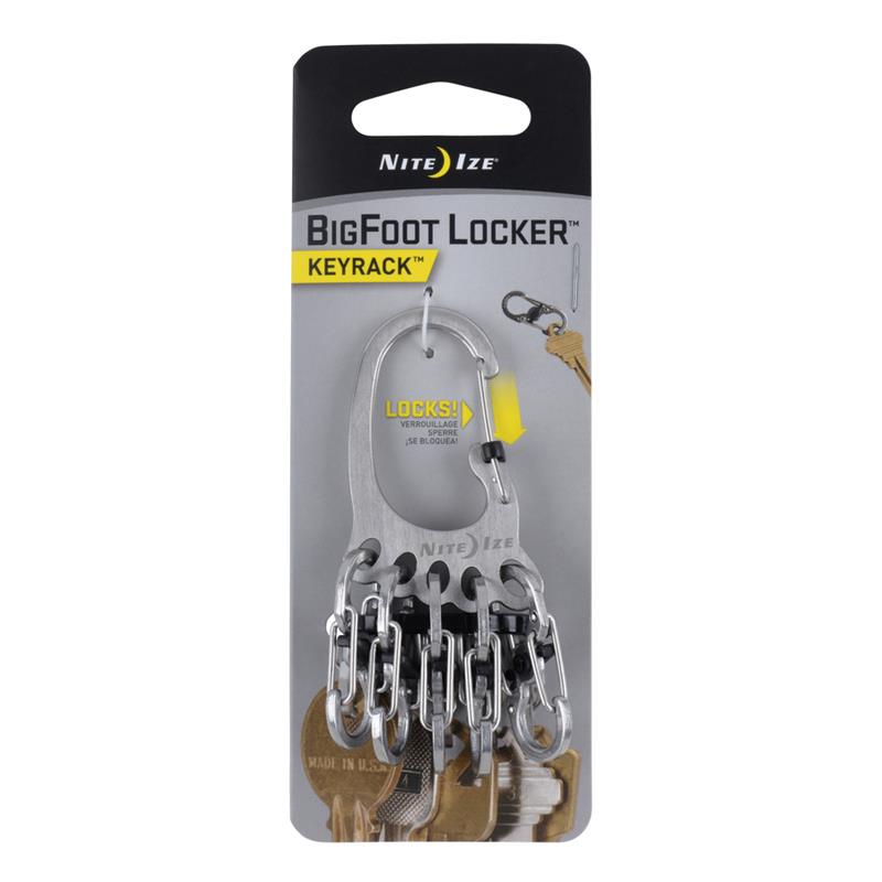 Nite Ize Bigfoot Locker Keyrack Stainless