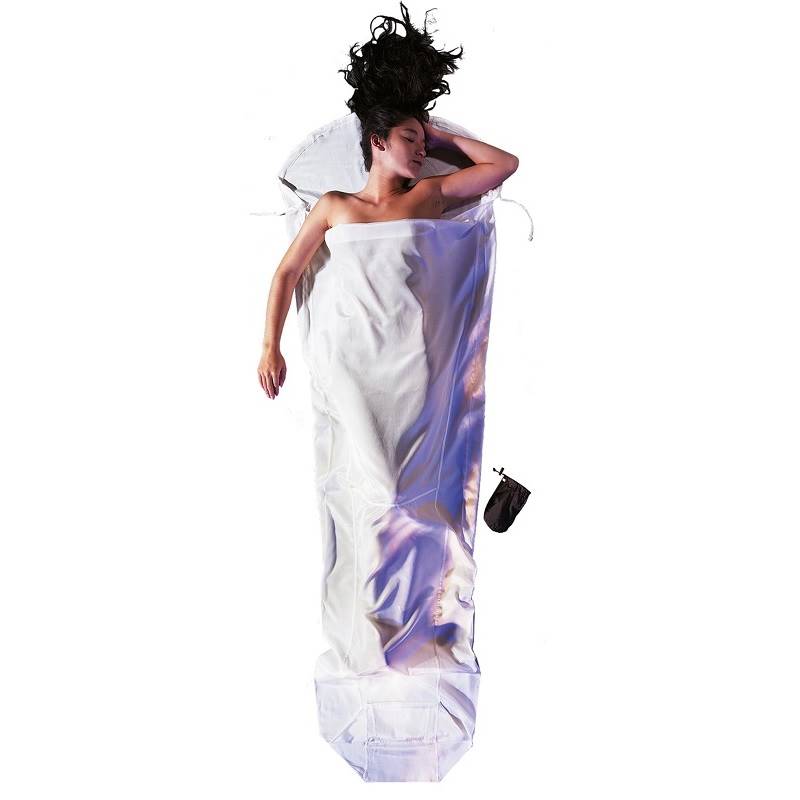 Cocoon 100% Silk Mummy Liner Natural Silk