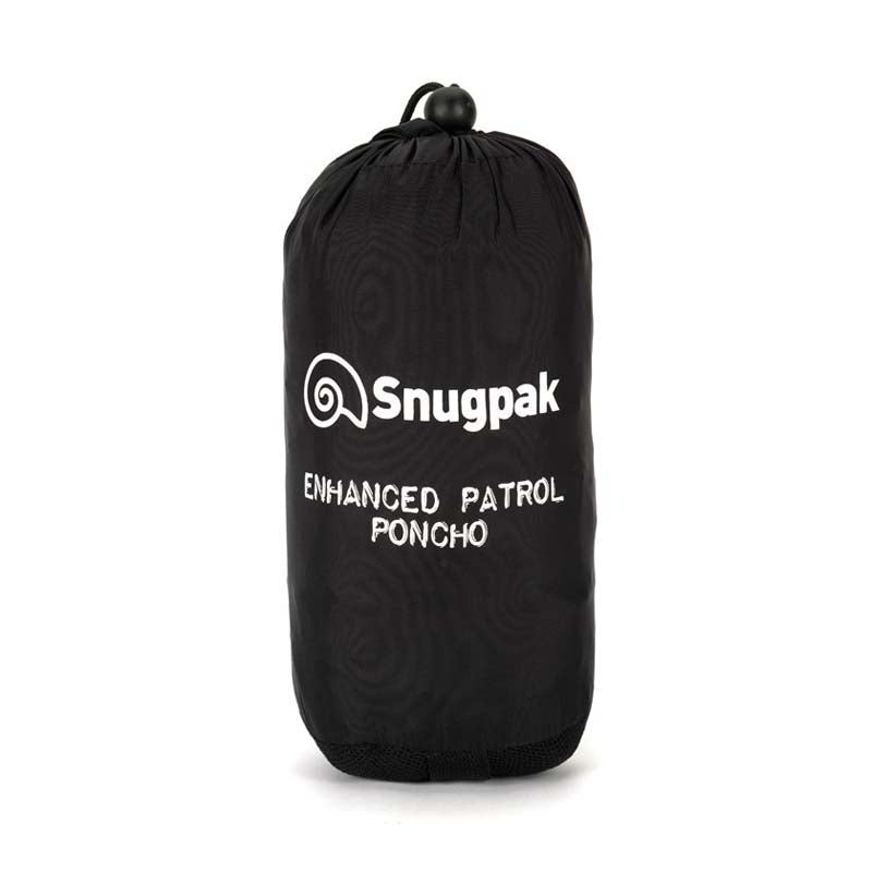Snugpak Enhanced Patrol Poncho Black WGTE
