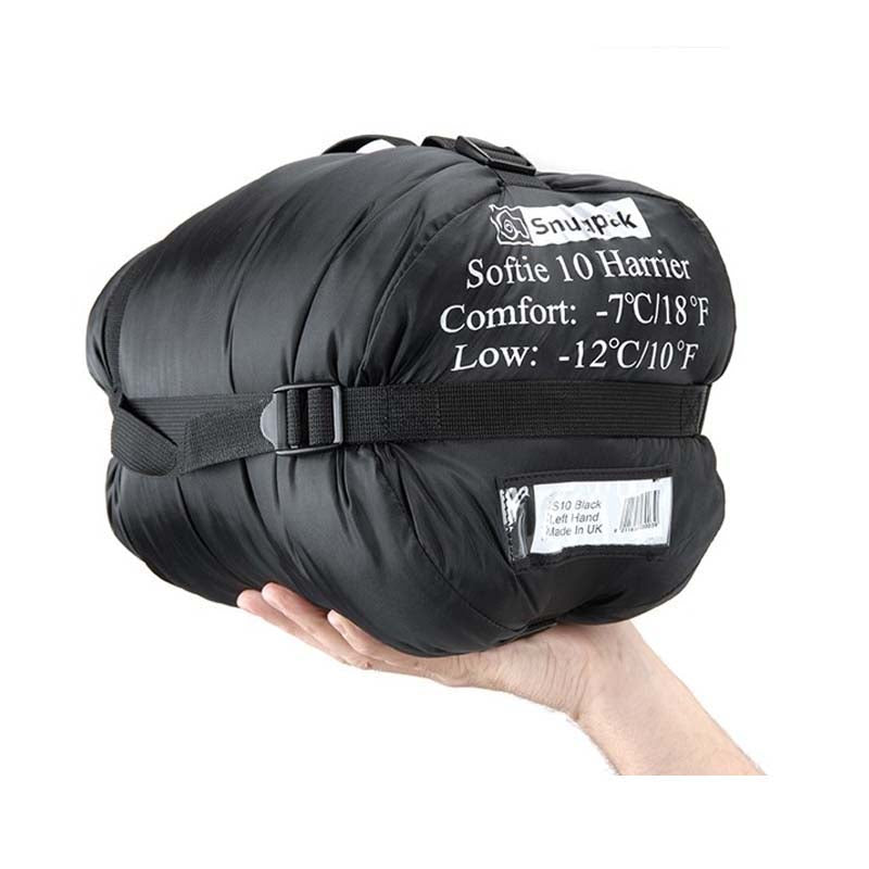 Snugpak Softie 10 Harrier Black Left Hand Zip WGTE