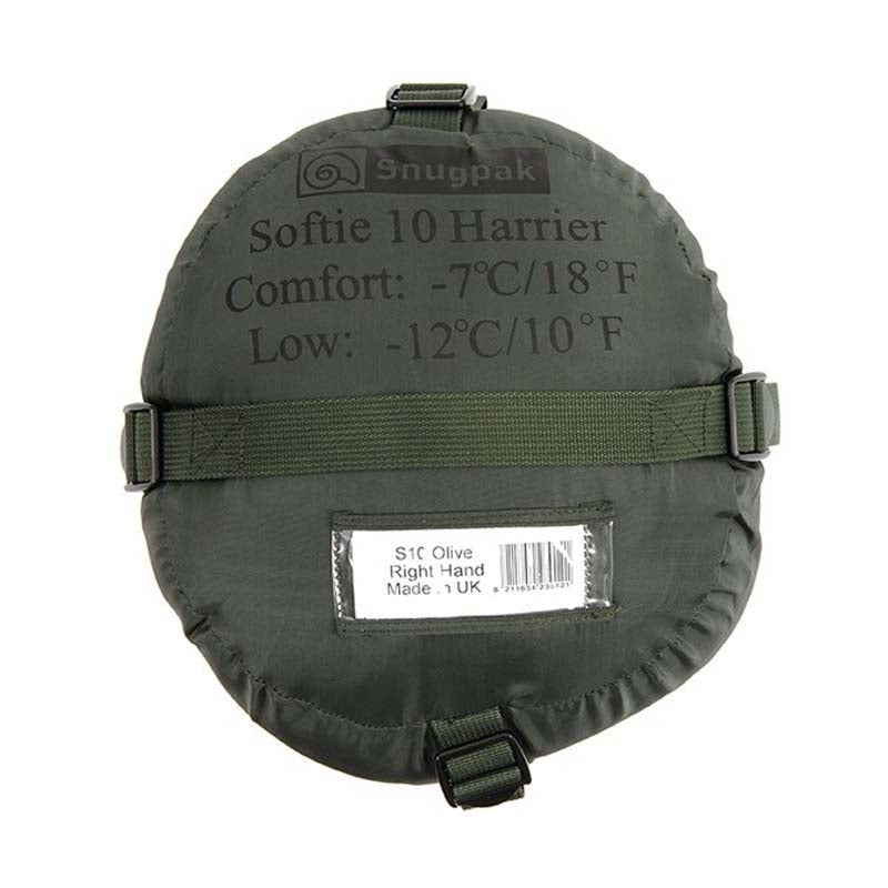 Snugpak Softie 10 Harrier Olive Left Hand Zip