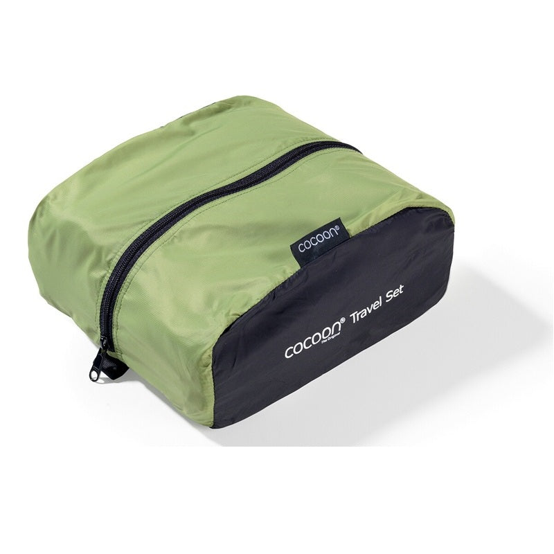 Cocoon Travel Set Ultralight (5 pieces) - Wasabi/Black