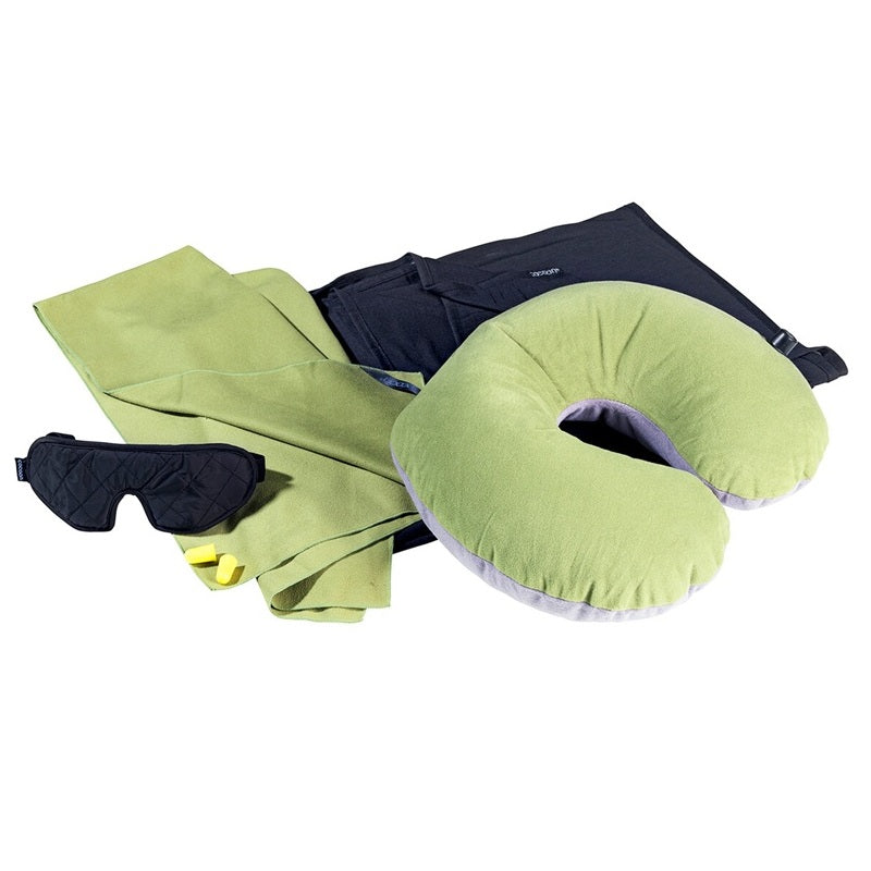 Cocoon Travel Set Ultralight (5 pieces) - Wasabi/Black