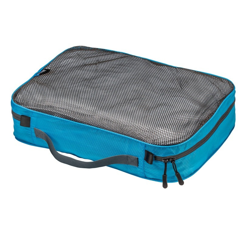 Cocoon Packing Cube Ultralight, Stitched Open Net Top Large - Caribbean Blue