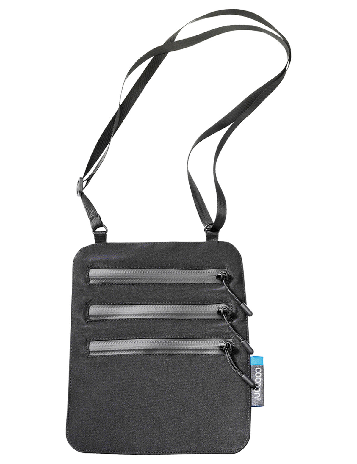Cocoon Secret Neck Wallet Silk Black