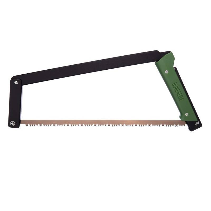 Agawa Canyon Boreal 21 Saw With All Purpose Blade - Black and Green