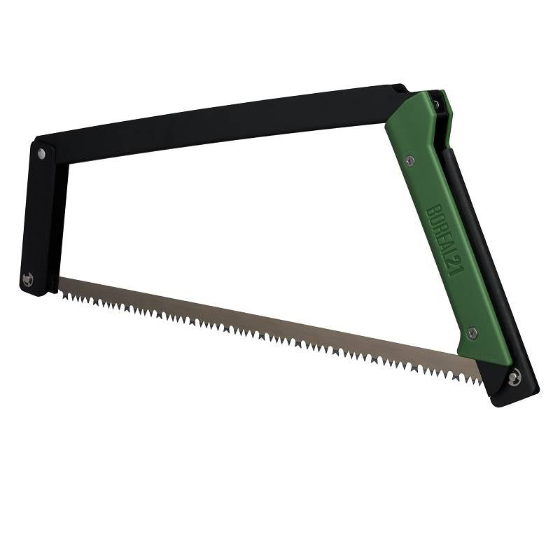 Agawa Canyon Boreal 21 Saw With All Purpose Blade - Black and Green