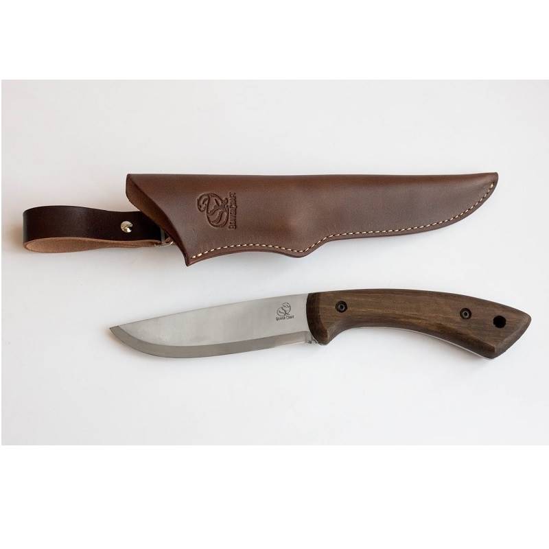 BeaverCraft BSH1 — Carbon Steel Bushcraft Knife Oak Handle