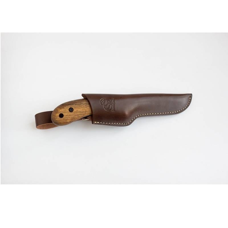 BeaverCraft BSH2 — Carbon Steel Bushcraft Knife Walnut Handle