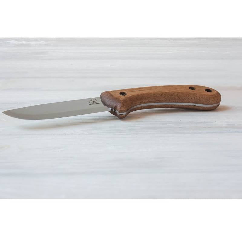 BeaverCraft BSH2 — Carbon Steel Bushcraft Knife Walnut Handle