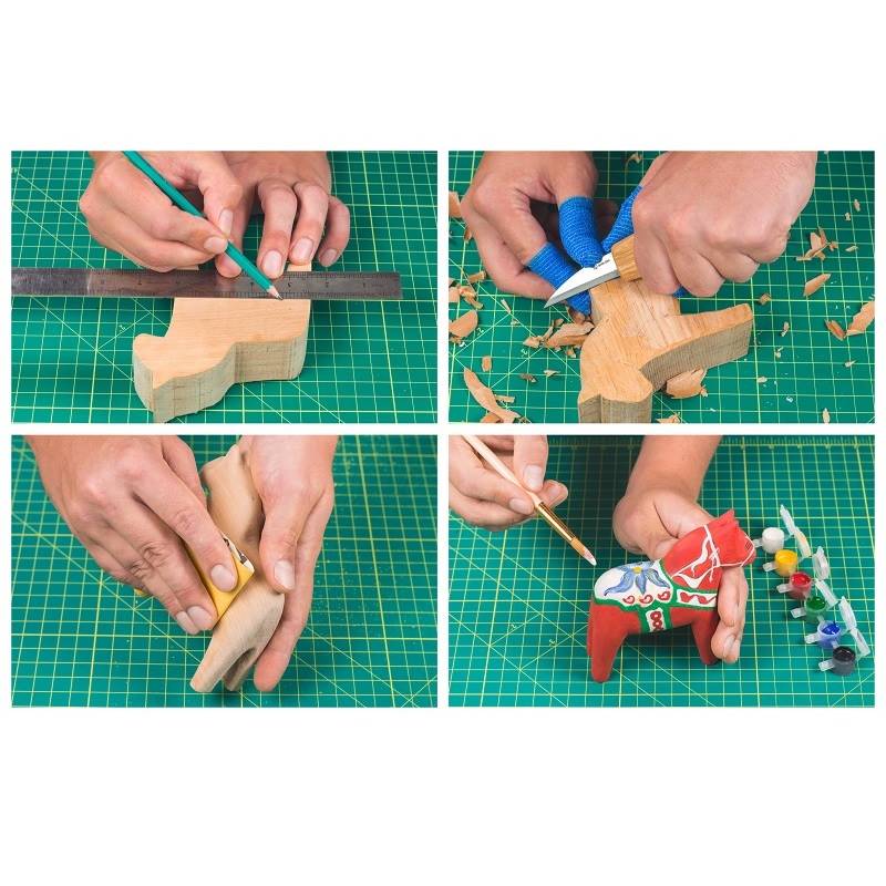 BeaverCraft DIY02 - Dala Horse Hobby Kit