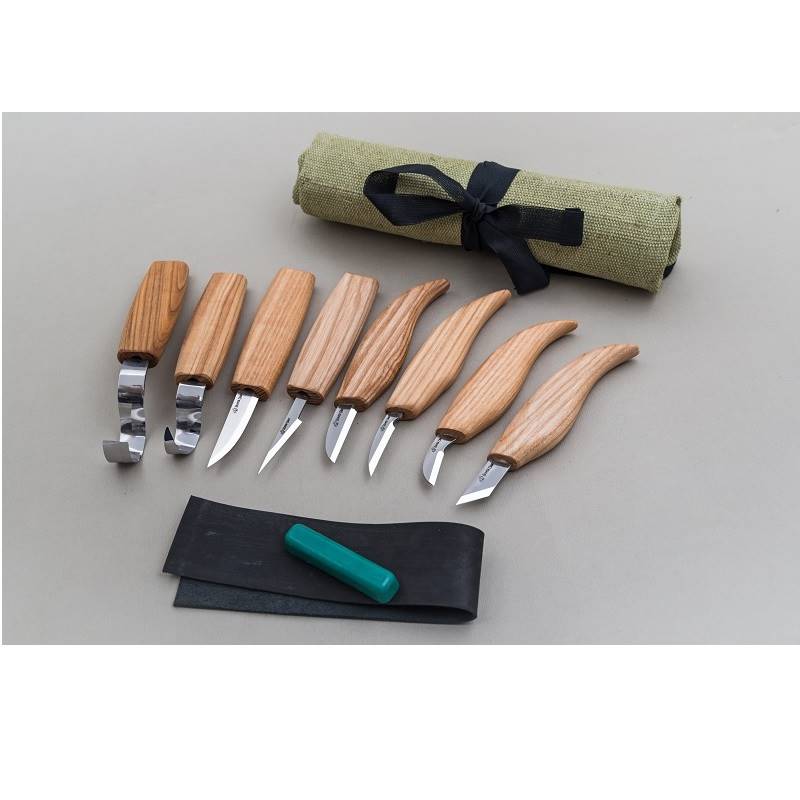 BeaverCraft S08 - Wood Carving Set of 8 Knives