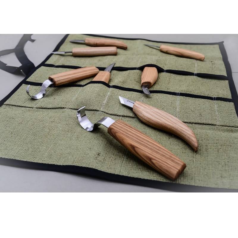 BeaverCraft S08 - Wood Carving Set of 8 Knives