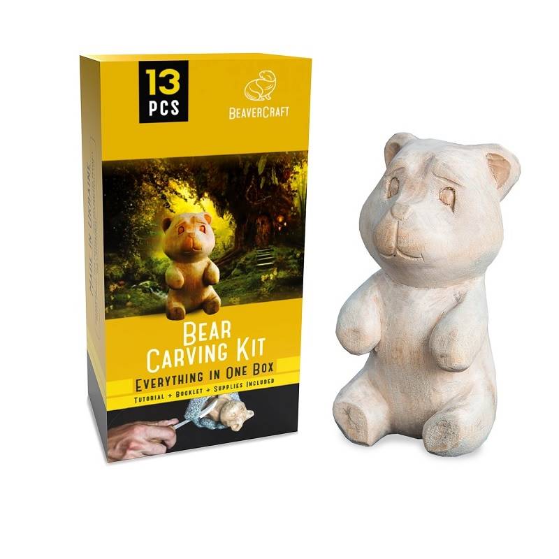 BeaverCraft DIY05 - Bear Carving Kit