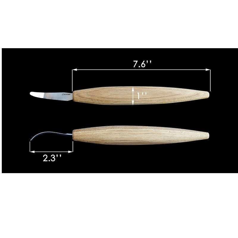 BeaverCraft SK4S - Open Curve Spoon Knife with Leather Sheath