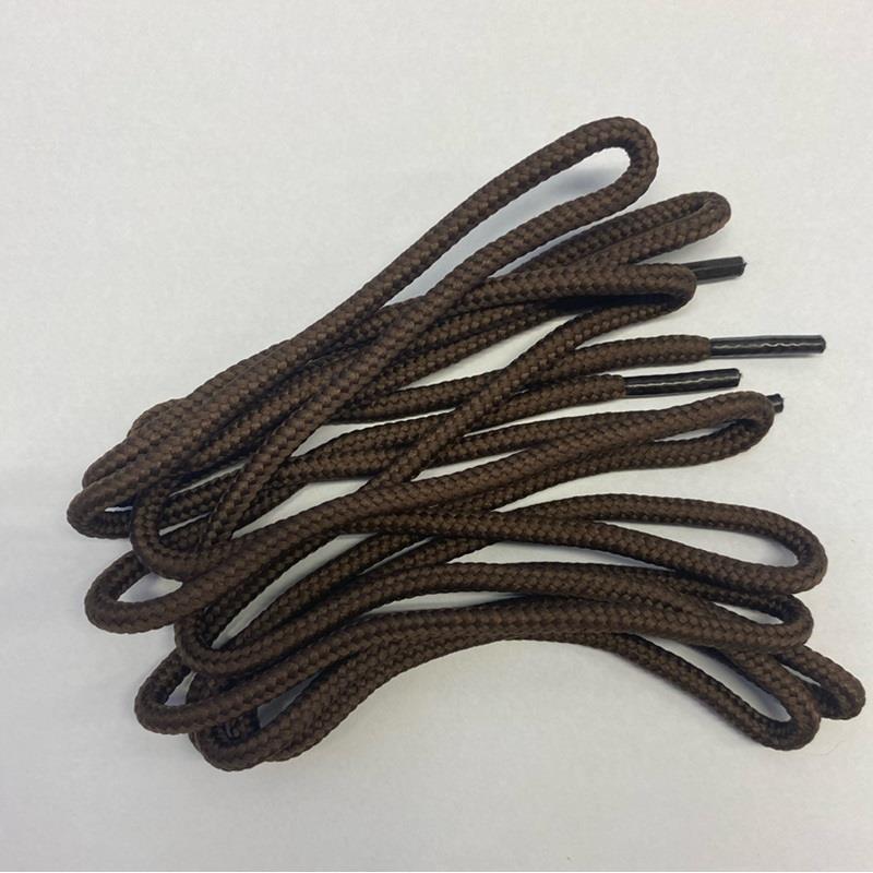 Pair of round laces 120cm Brown