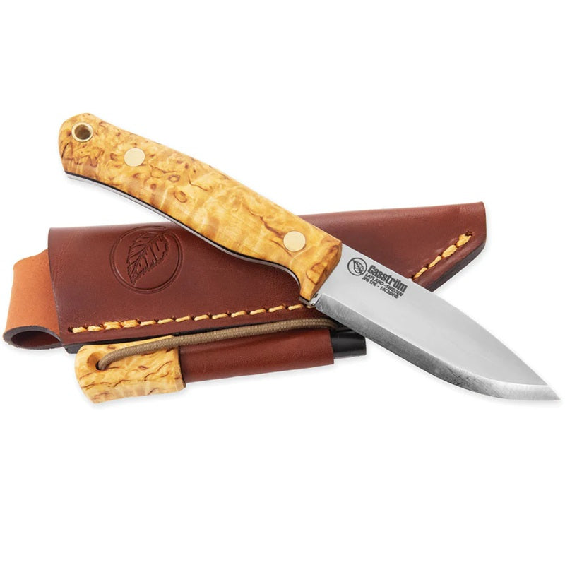 Casstrom No8 Curly Birch With Firesteel - 12828