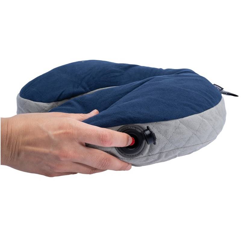 Cocoon Air Core pillow U- Shaped Neck Support - light blue / grey