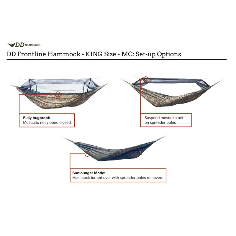 DD Hammocks Frontline Hammock King Size MC