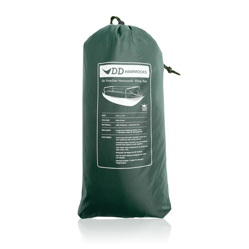 DD Hammocks Frontline Hammock King Size Olive