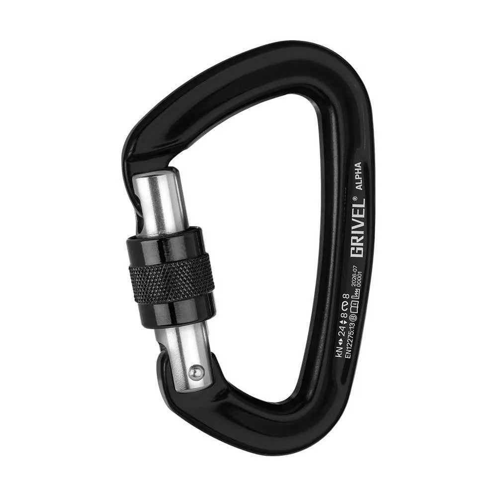 Grivel Alpha K1N Black Carabiner