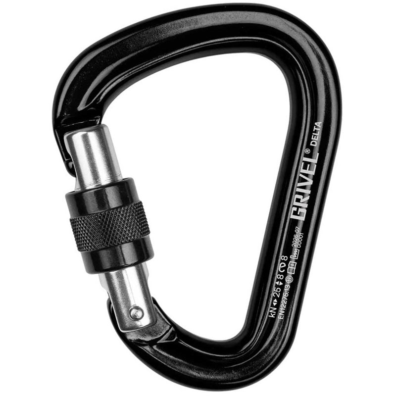 Grivel Delta K5N Black Carabiner