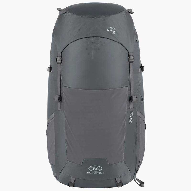 Highlander Ben Nevis Rucksack 65Ltr Grey