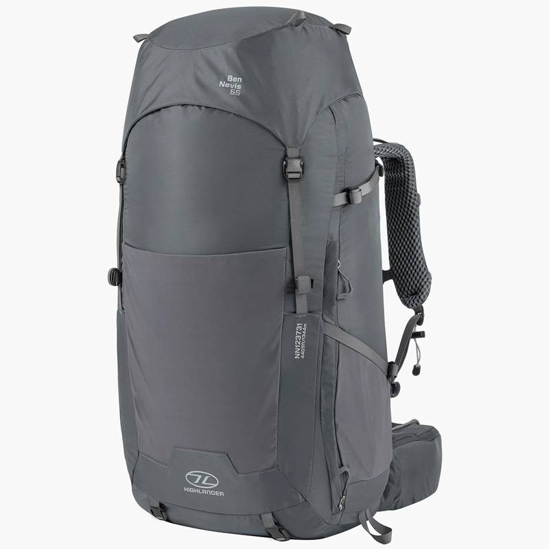 Highlander Ben Nevis Rucksack 65Ltr Grey