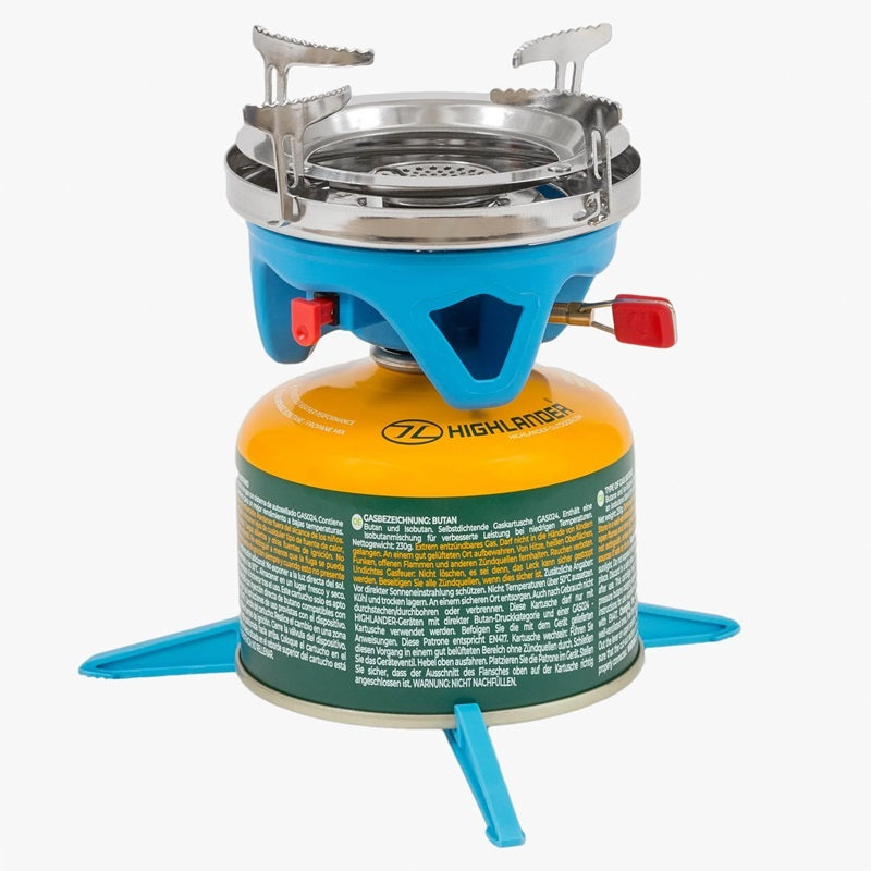 Highlander Blade Fastboil 3 Camping Gas Stove 1.1L Blue