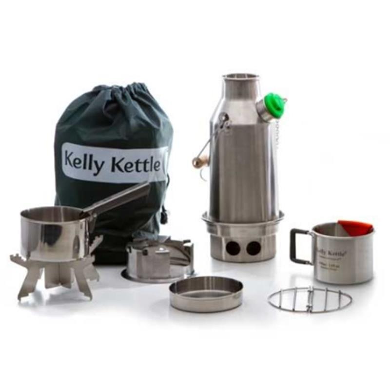 Kelly Kettle Trekker Kit - Stainless Steel