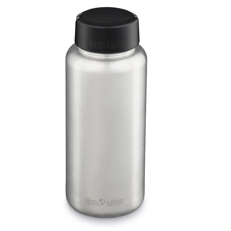 Klean Kanteen Wide Mouth Bottle 1182ml - Brushed Stainless