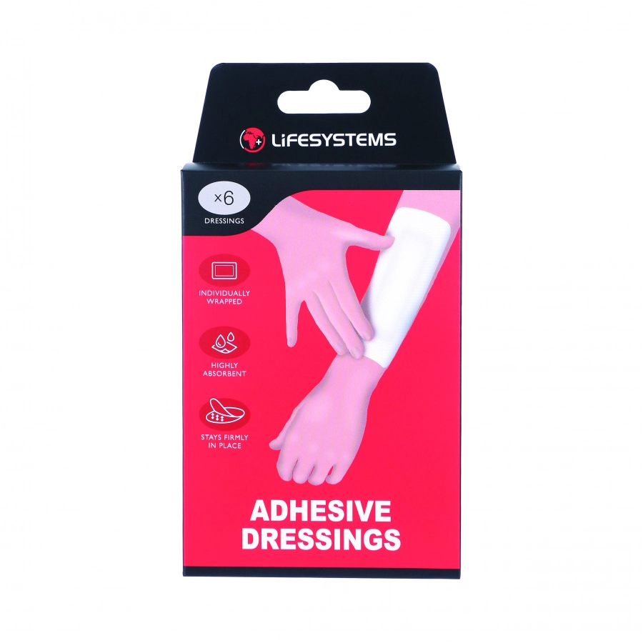 Lifesystems Adherent Dressings (x6 pcs)