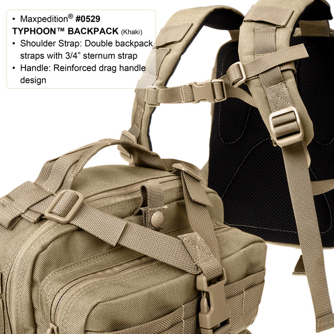 Maxpedition Typhoon Backpack - Black