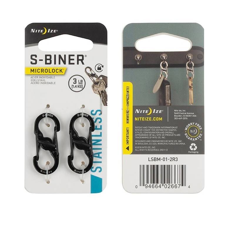 Nite Ize S-Biner MicroLock - Black