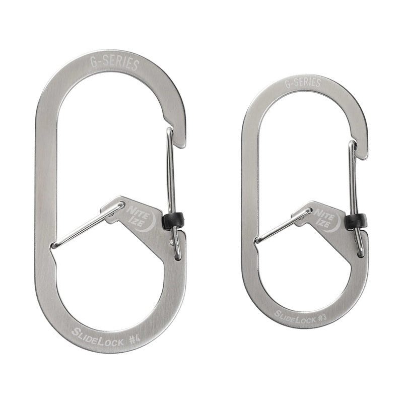 Nite Ize G-Series SlideLock Dual Chamber Carabiner Stainless Steel